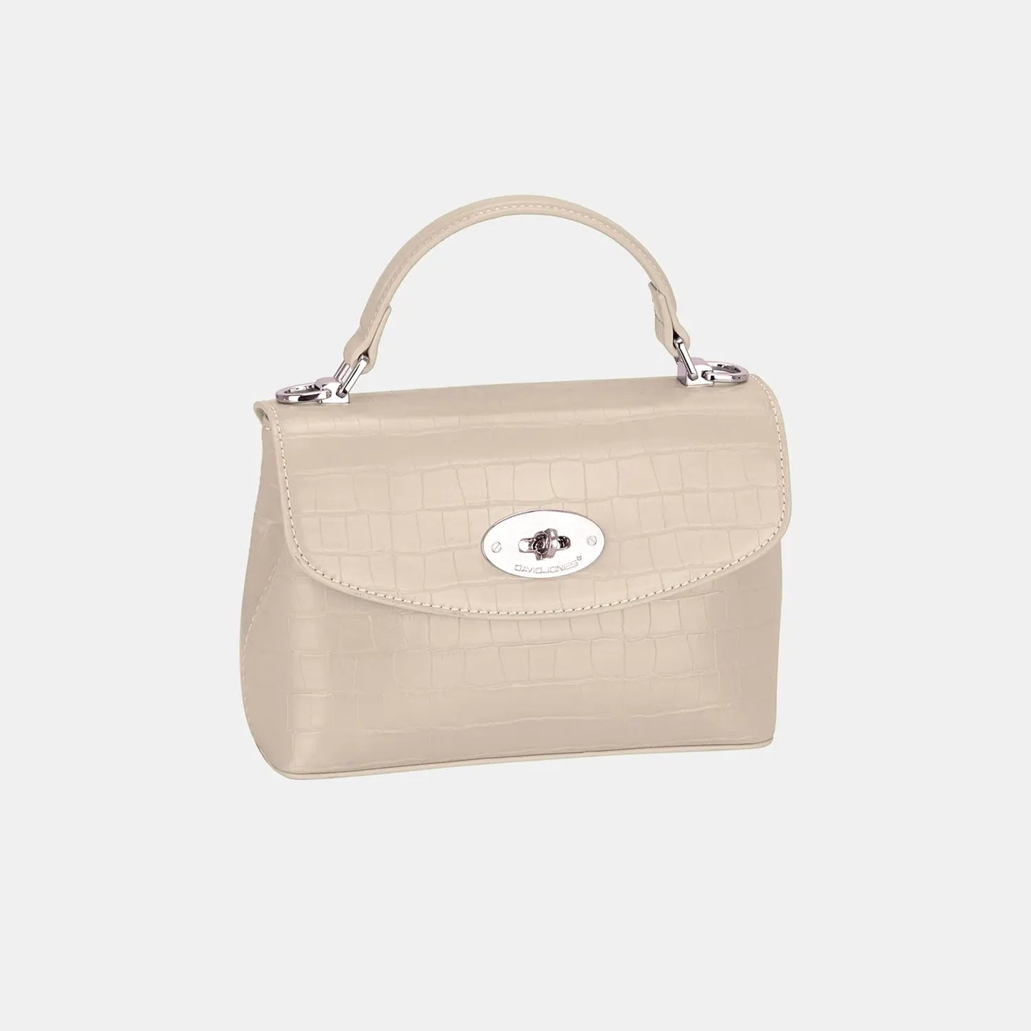 Texture PU Leather Handbag - GlossiChic Collection Camel / One Size GlossiChic Collection handbags