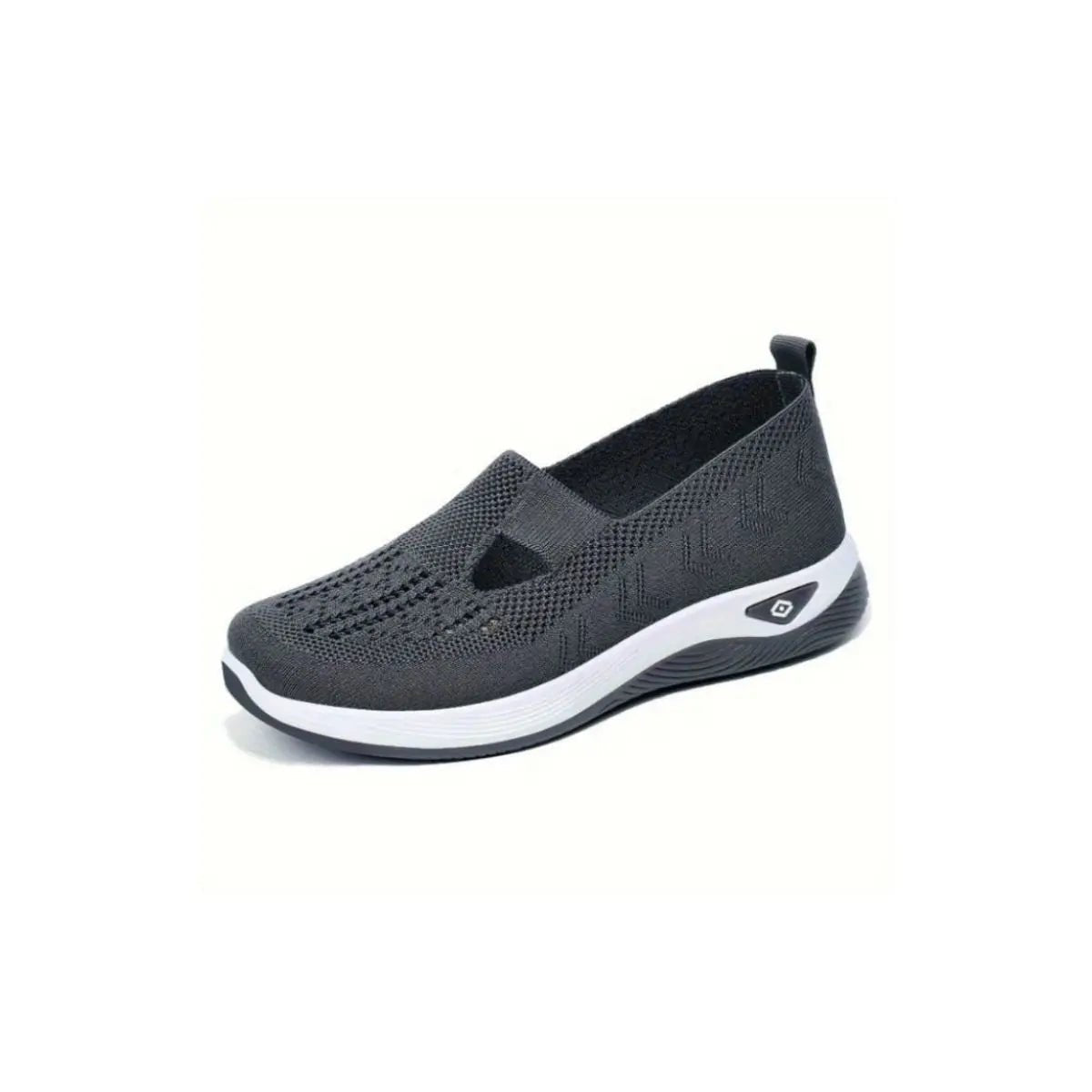 Breathable Mesh Round Toe Wedge Sneakers - GlossiChic CollectionShoes