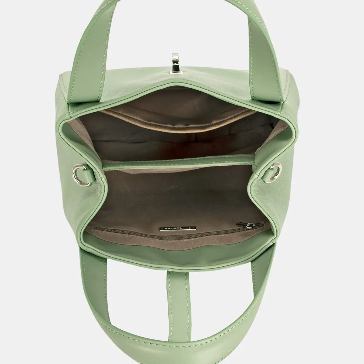 Fashionable PU Leather Bucket Bag - GlossiChic Collectionhandbags