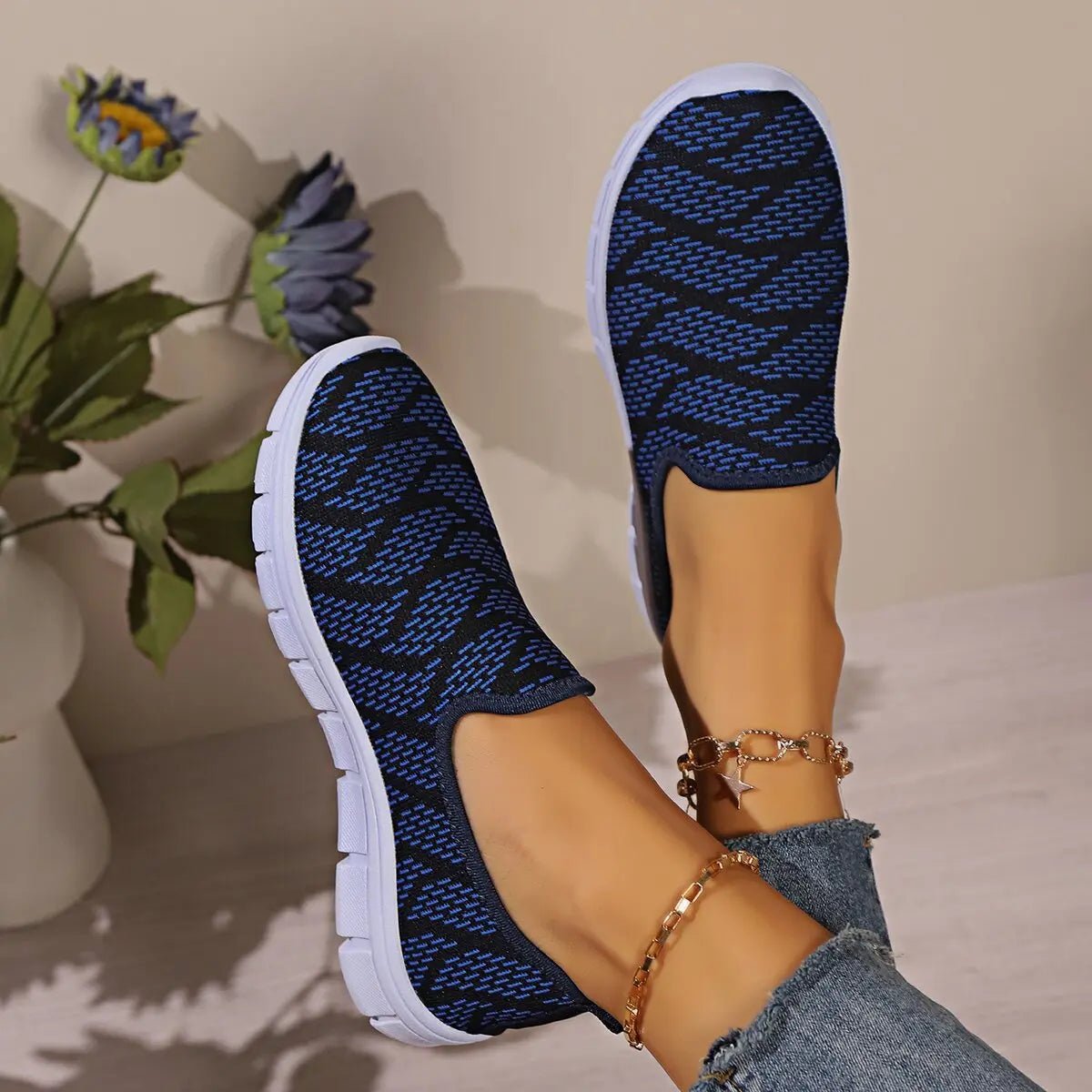 Round Toe Flat Slip - Ons - GlossiChic CollectionShoes & Accessories