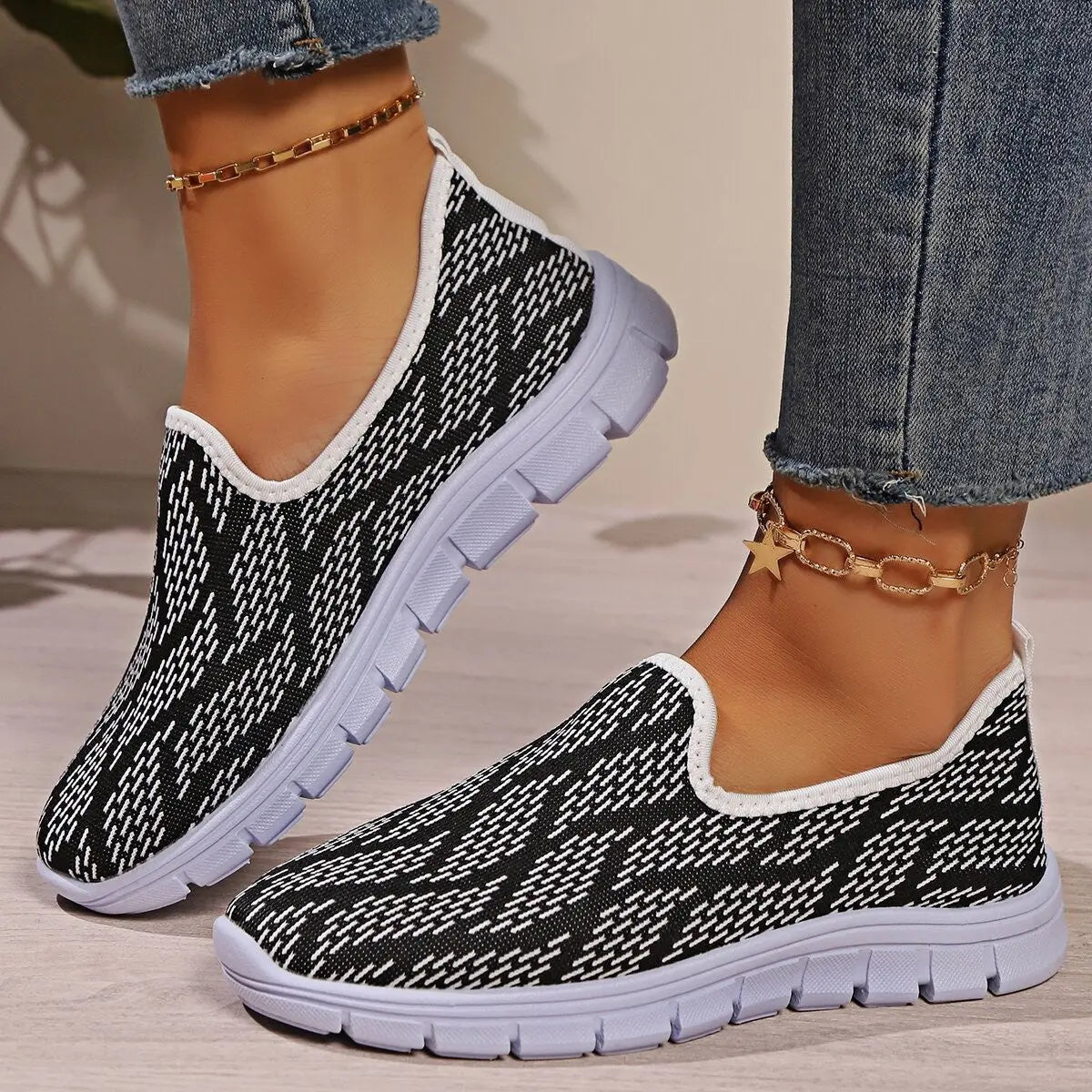 Round Toe Flat Slip - Ons - GlossiChic CollectionShoes & Accessories