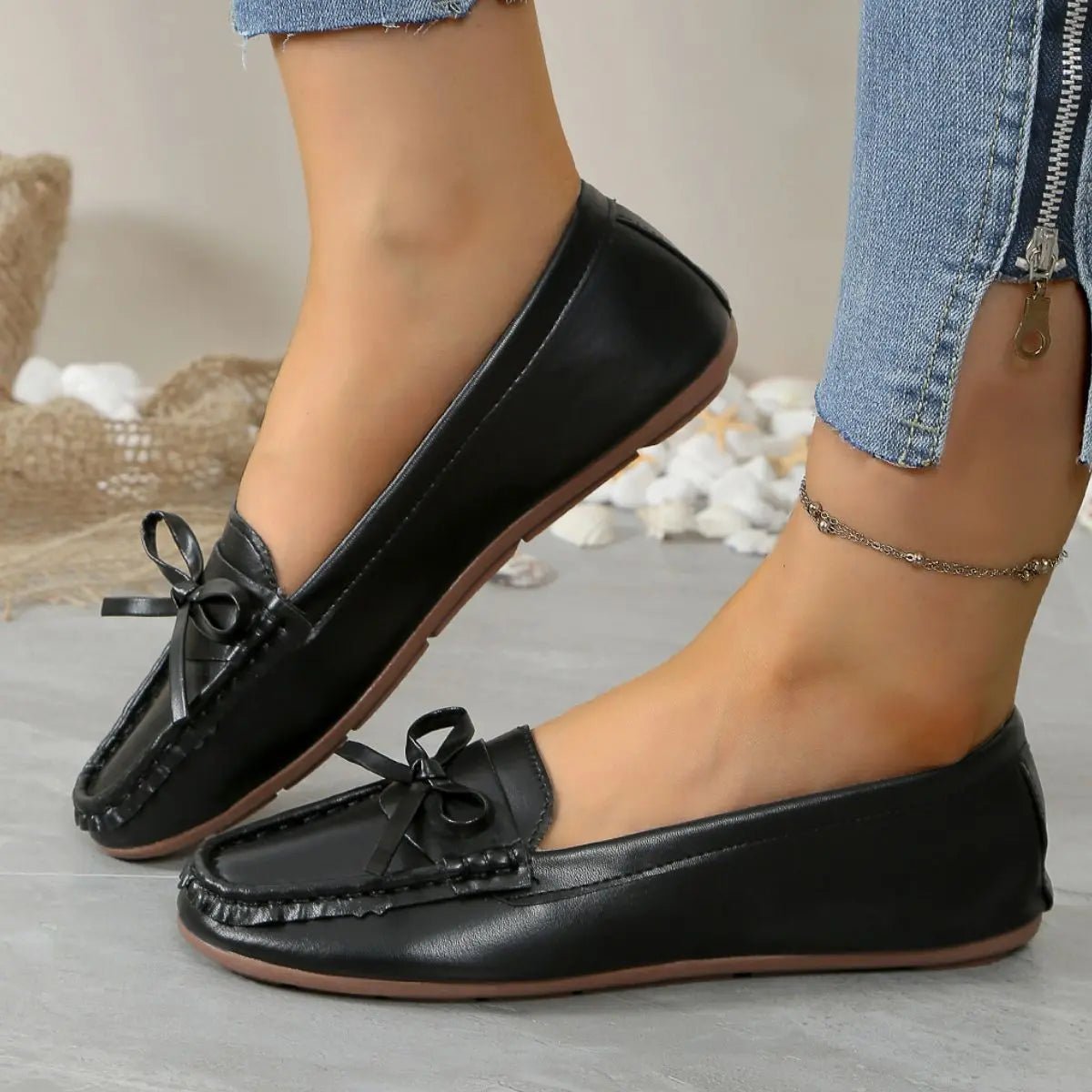 Round Toe Flats Slip - Ons - GlossiChic CollectionShoes