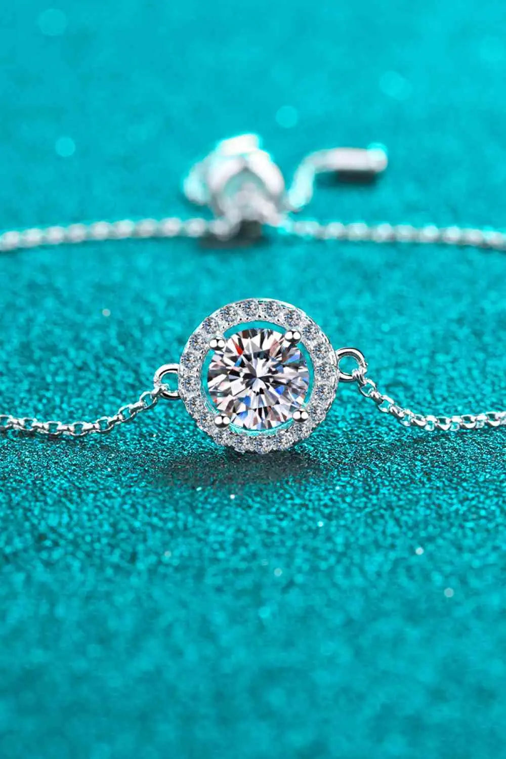 All For Fun 1 Carat Moissanite Bracelet - GlossiChic Collection Silver / One Size GlossiChic Collection jewelry