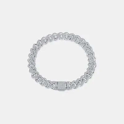 4.63 Carat Moissanite 925 Sterling Silver Bracelet - GlossiChic Collection Silver / One Size GlossiChic Collection jewelry