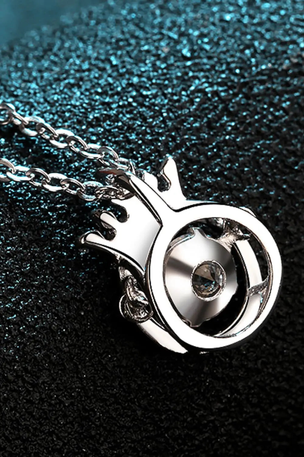Moissanite 925 Sterling Silver Necklace - GlossiChic Collection Silver / One Size GlossiChic Collection jewelry