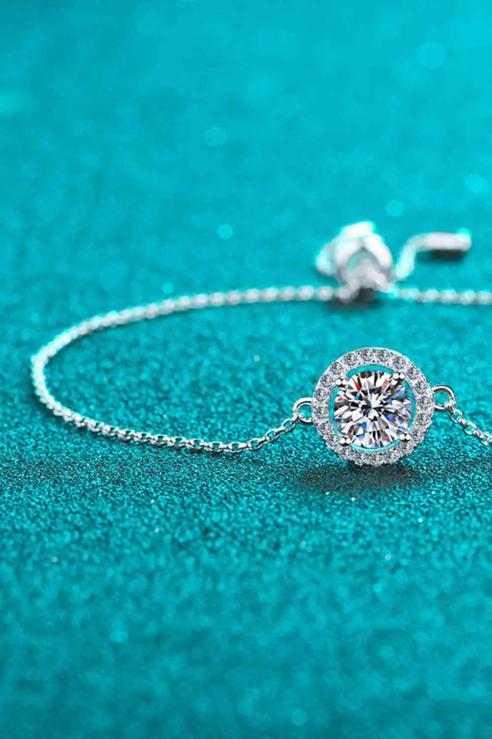 All For Fun 1 Carat Moissanite Bracelet - GlossiChic Collection Silver / One Size GlossiChic Collection jewelry