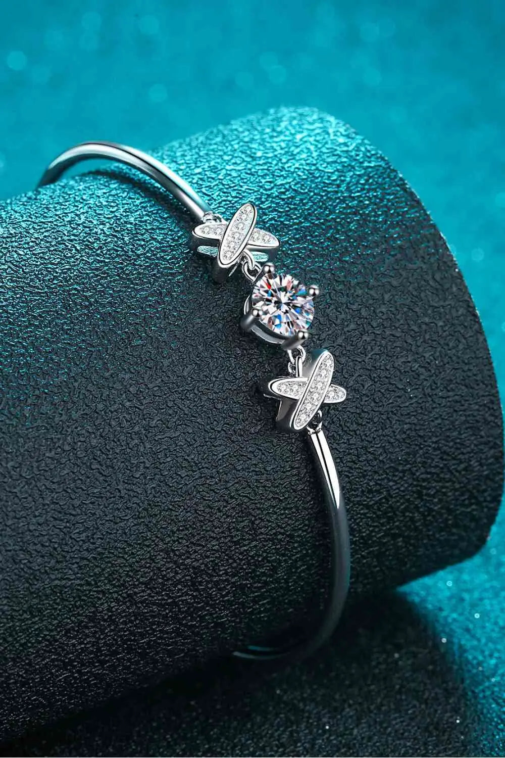Happy State of Mind 1 Carat Moissanite Bracelet - GlossiChic Collection Silver / One Size GlossiChic Collection jewelry