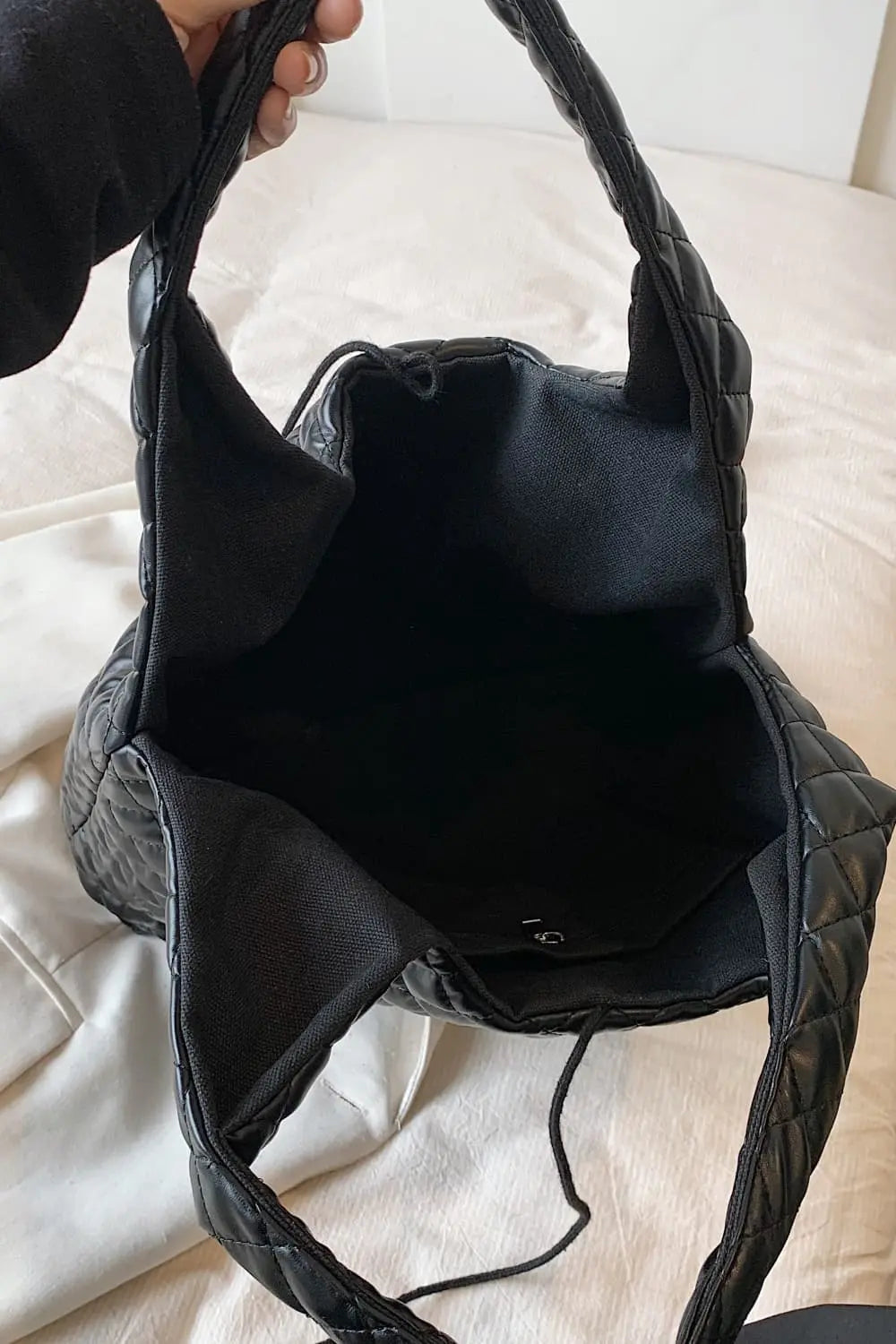 PU Leather Handbag - GlossiChic Collection Black / One Size GlossiChic Collection handbags