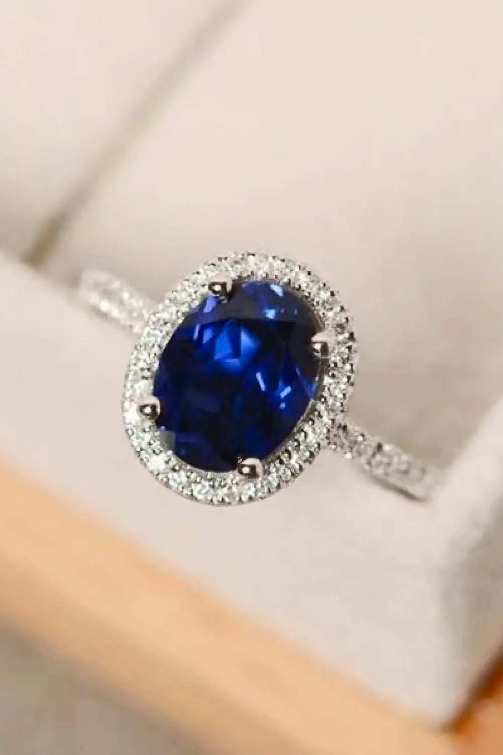 2 Carat Moissanite Pigeon Egg Ring - GlossiChic Collection Pigeon Egg / 4 GlossiChic Collection jewelry