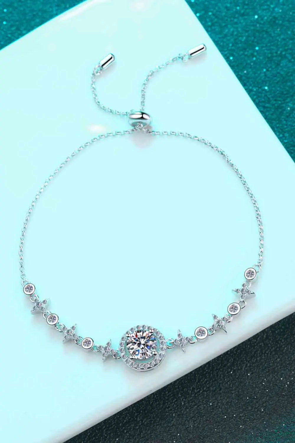 Show You The Way Moissanite Bracelet - GlossiChic Collection Silver / One Size GlossiChic Collection jewelry