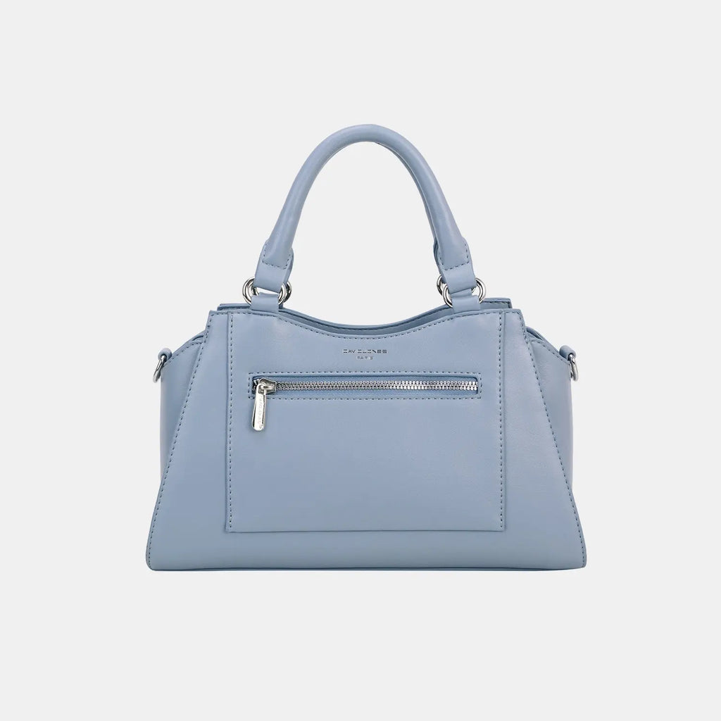 PU Leather Handbag - GlossiChic Collection Blue / One Size GlossiChic Collection handbags