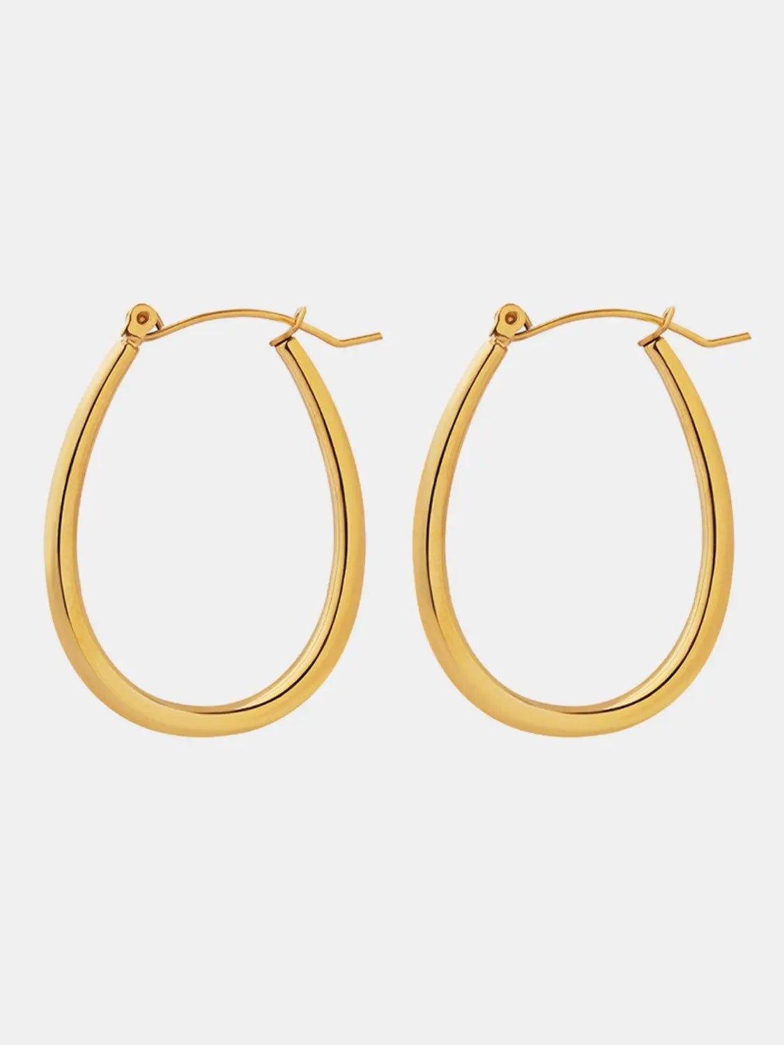 18K Gold - Plated Titanium Steel Earrings - GlossiChic CollectionEarrings