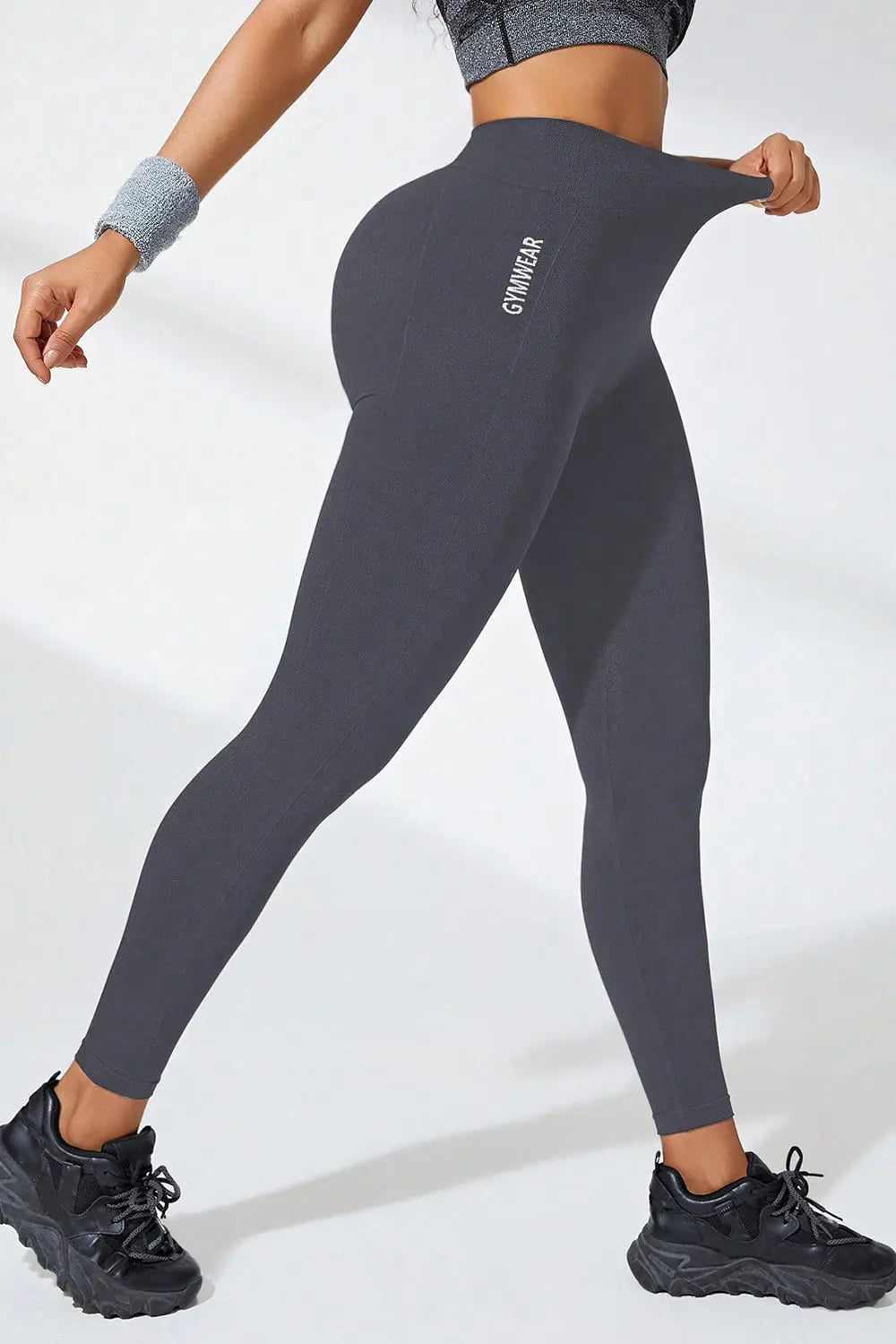 High Waist Active Leggings Trendsi