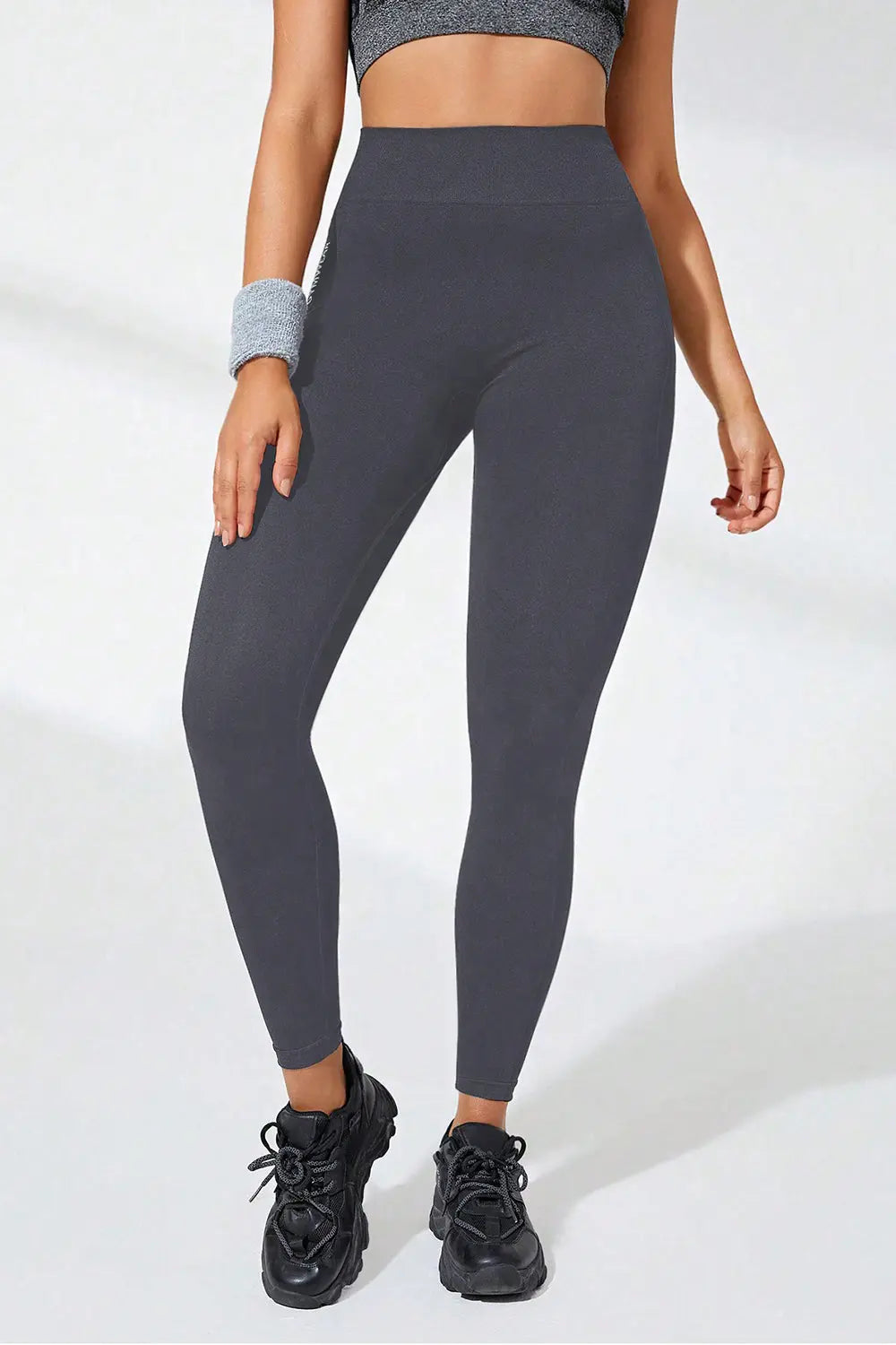 High Waist Active Leggings Trendsi