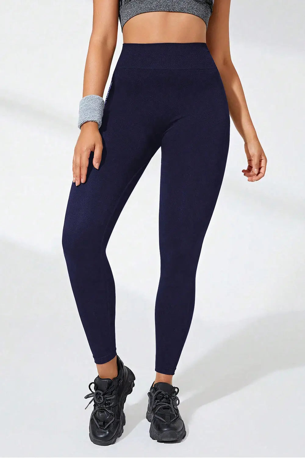 High Waist Active Leggings Trendsi