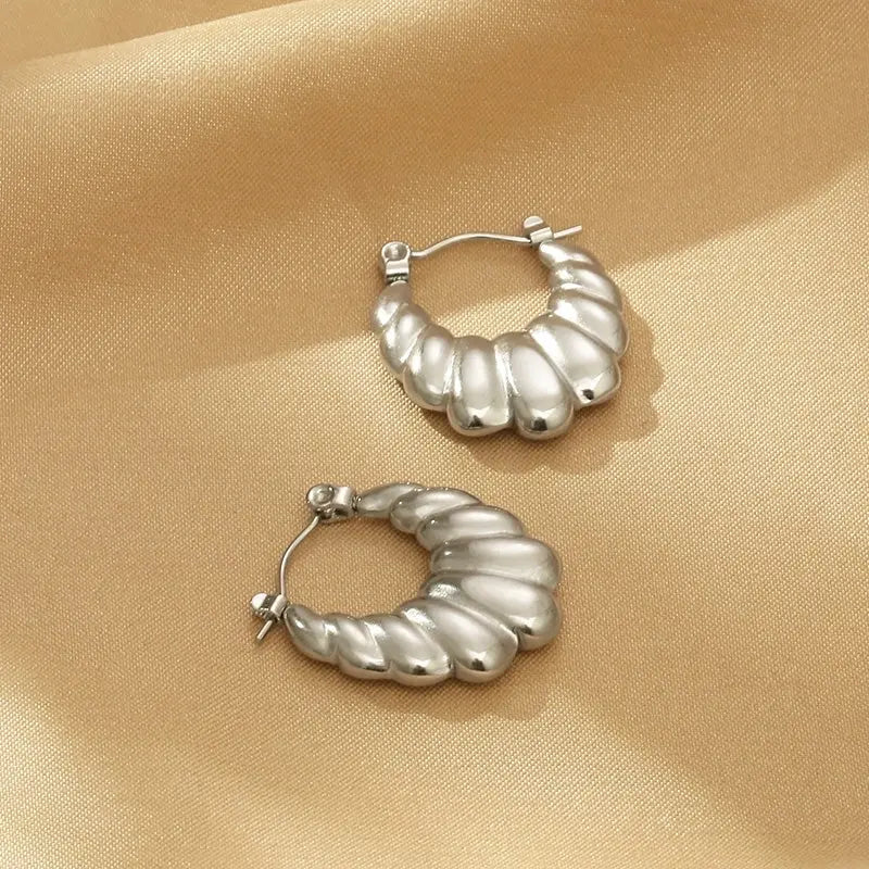 Stainless Steel Geometric Shape Earrings Trendsi