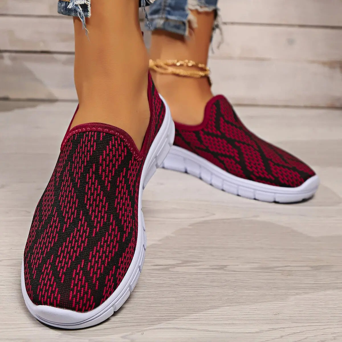 Round Toe Flat Slip-Ons Trendsi