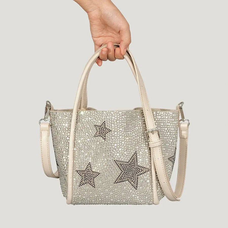 Twinkle Star Rhinestone Handbag GlossiChic Collection