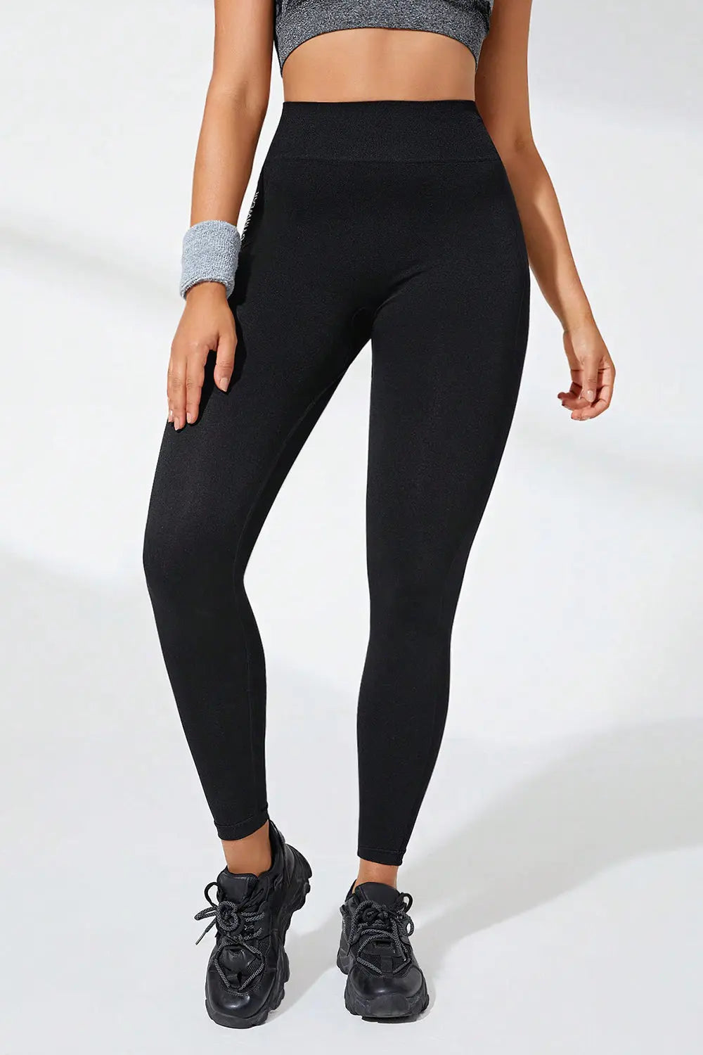 High Waist Active Leggings Trendsi