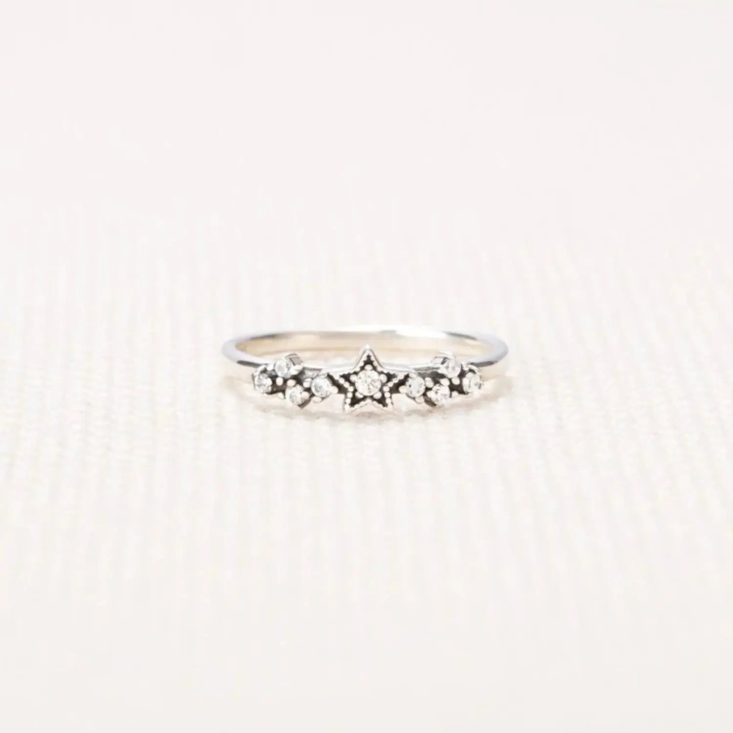 925 Sterling Silver Star Ring - GlossiChic Collectionjewelry