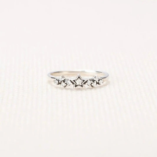 925 Sterling Silver Star Ring - GlossiChic Collectionjewelry