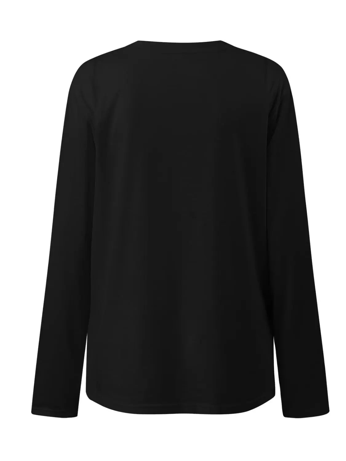 Ruched Round Neck Long Sleeve T-Shirt Trendsi