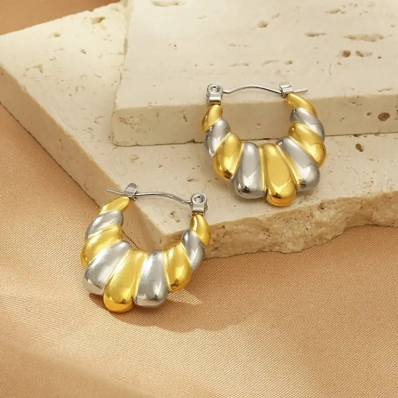 Stainless Steel Geometric Shape Earrings Trendsi