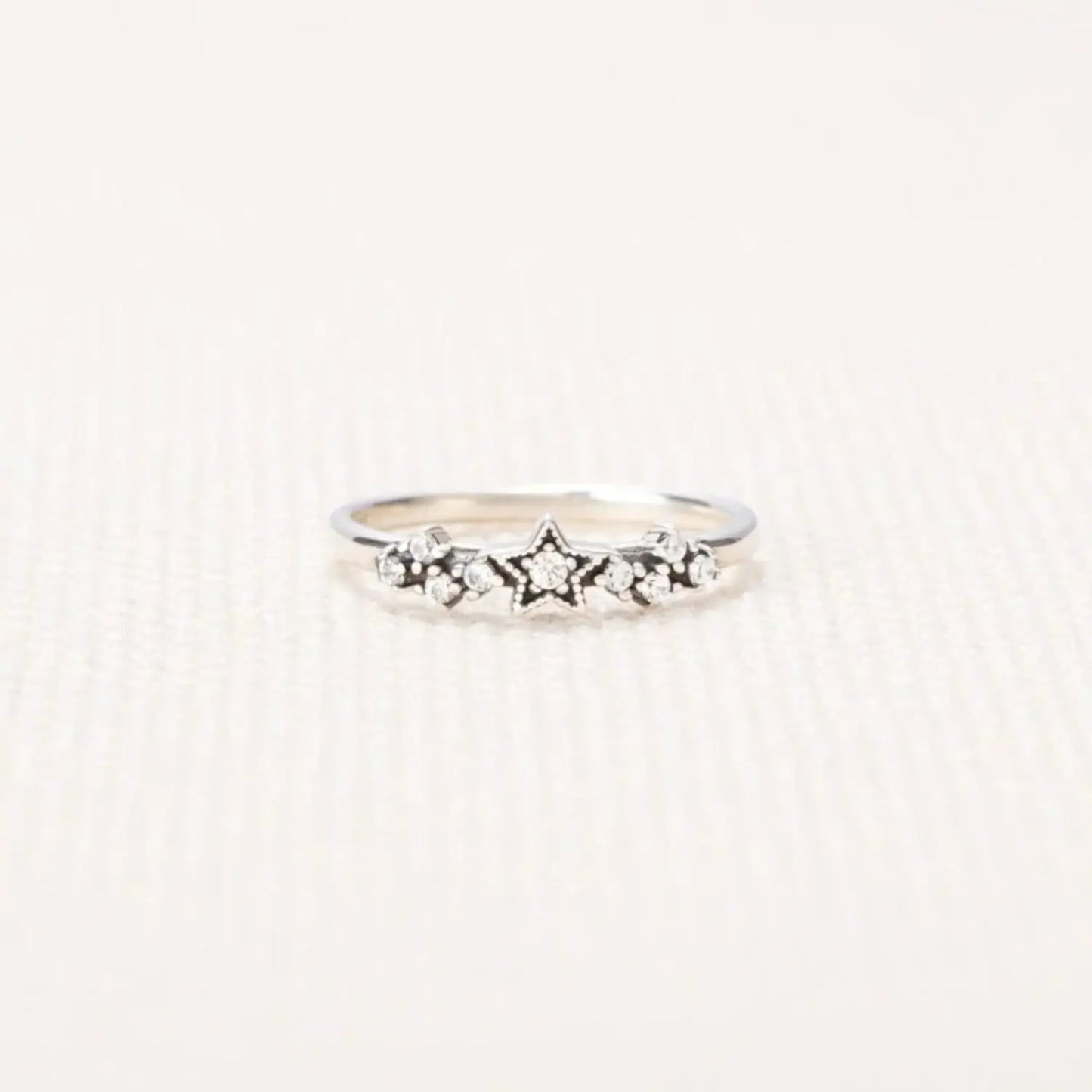 925 Sterling Silver Star Ring Trendsi