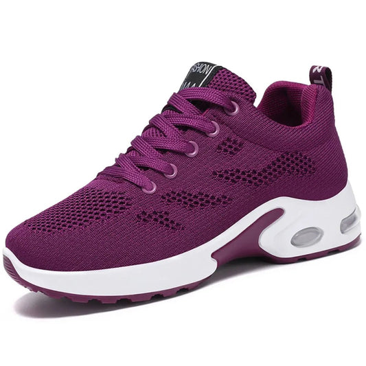 Breathable Mesh Lace Up Athletic - GlossiChic CollectionShoes