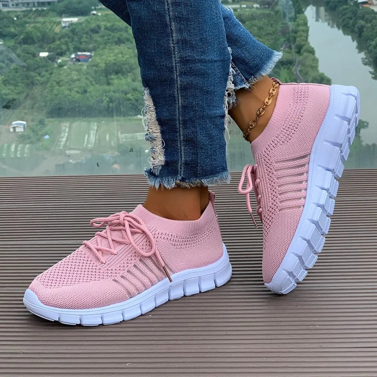 Breathable Mesh Round Toe Athletic - GlossiChic CollectionShoes