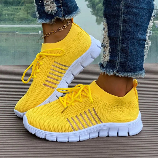 Breathable Mesh Round Toe Athletic - GlossiChic CollectionShoes