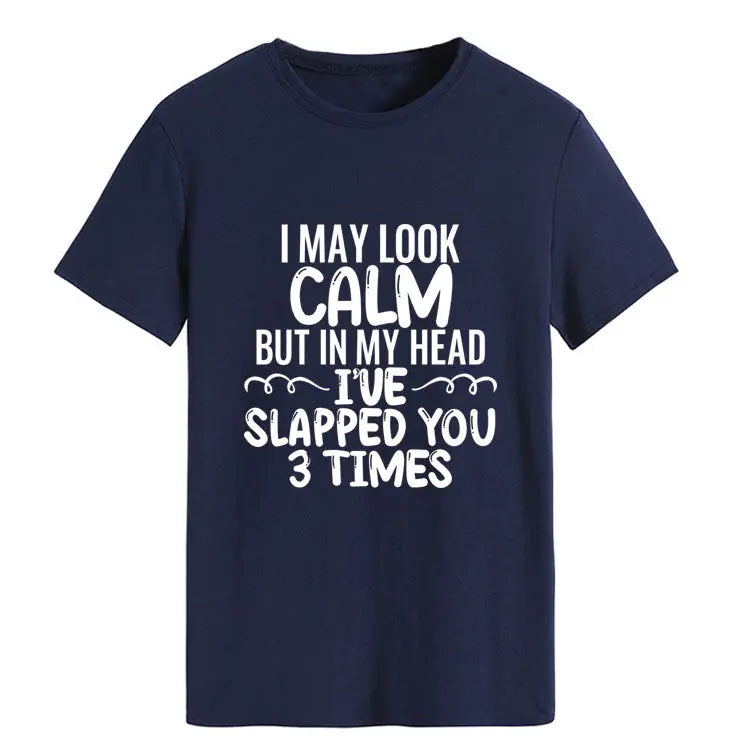 My Expression 2 Round-Neck Casual Short-Sleeved T-Shirt GlossiChic Collection