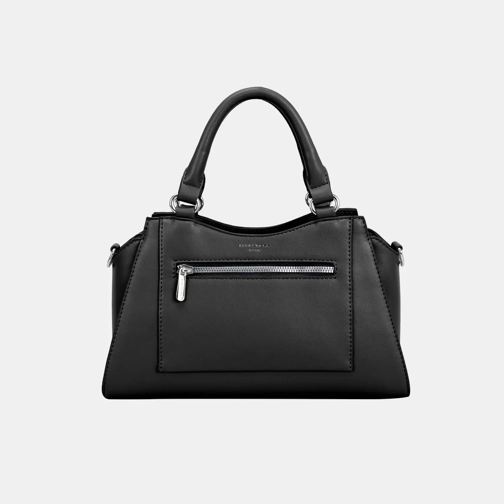 PU Leather Handbag - GlossiChic Collection Black / One Size GlossiChic Collection handbags