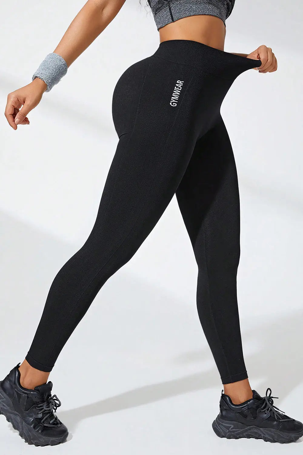 High Waist Active Leggings Trendsi