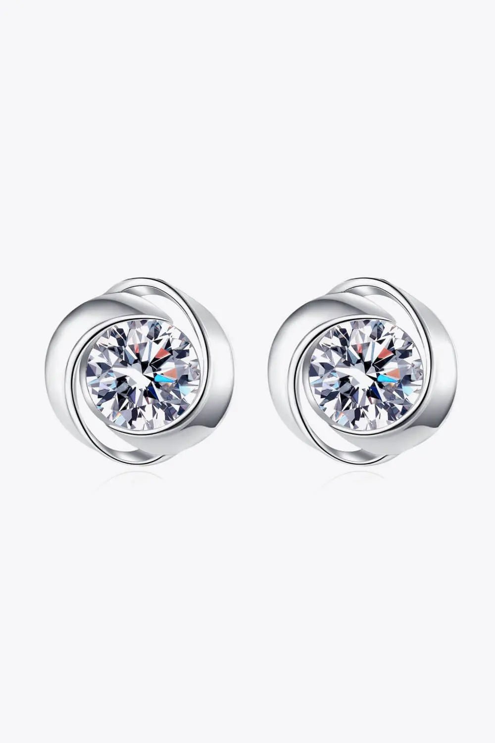 Feeling Fun Moissanite Stud Earrings - GlossiChic Collectionjewelry