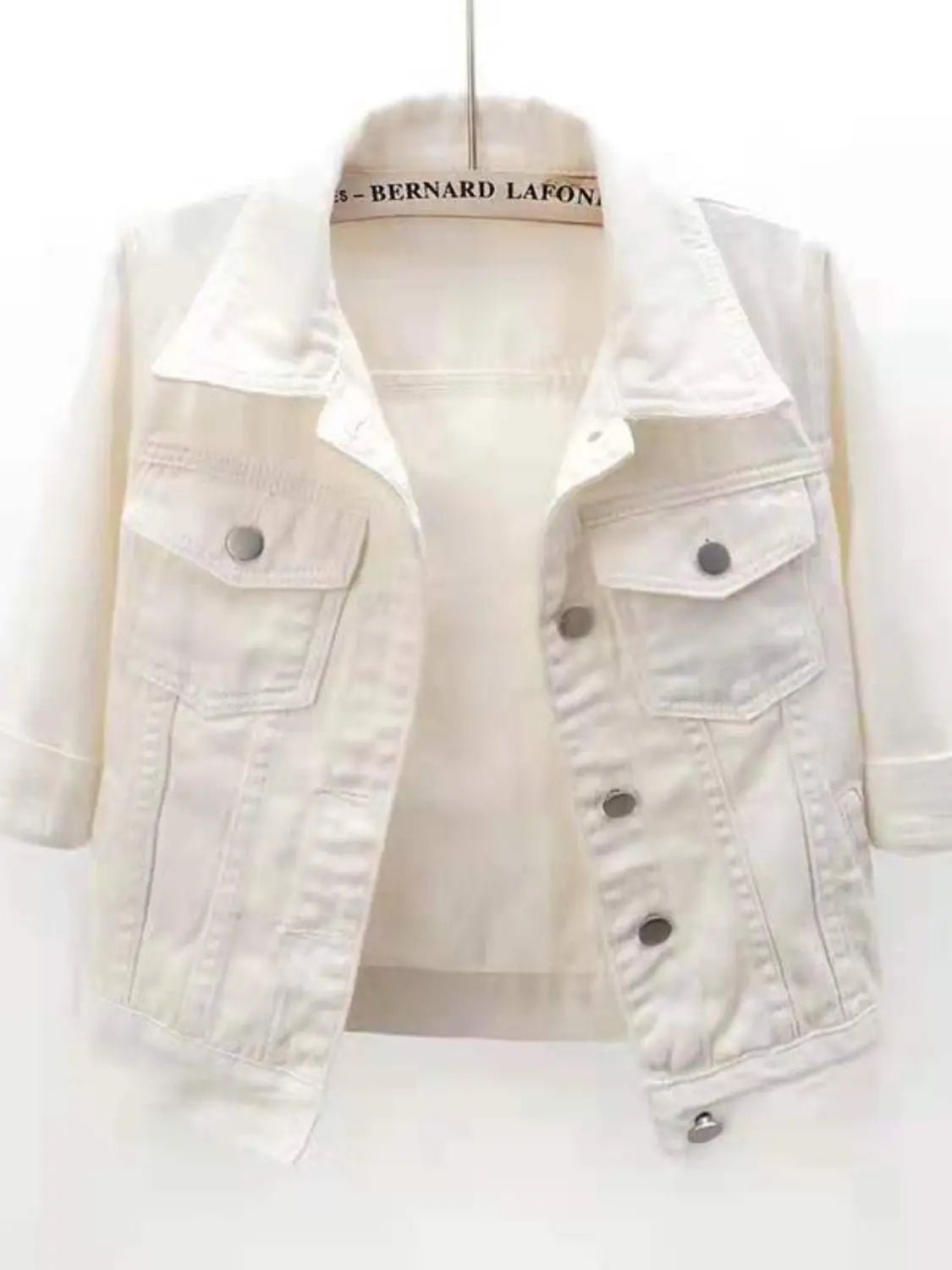 Full Size Cropped Denim Jacket - GlossiChic CollectionCoats & Jackets