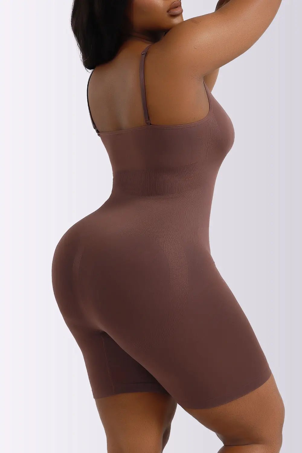 Full Size Spaghetti Strap Shaping Romper - GlossiChic CollectionJumpers & Rompers