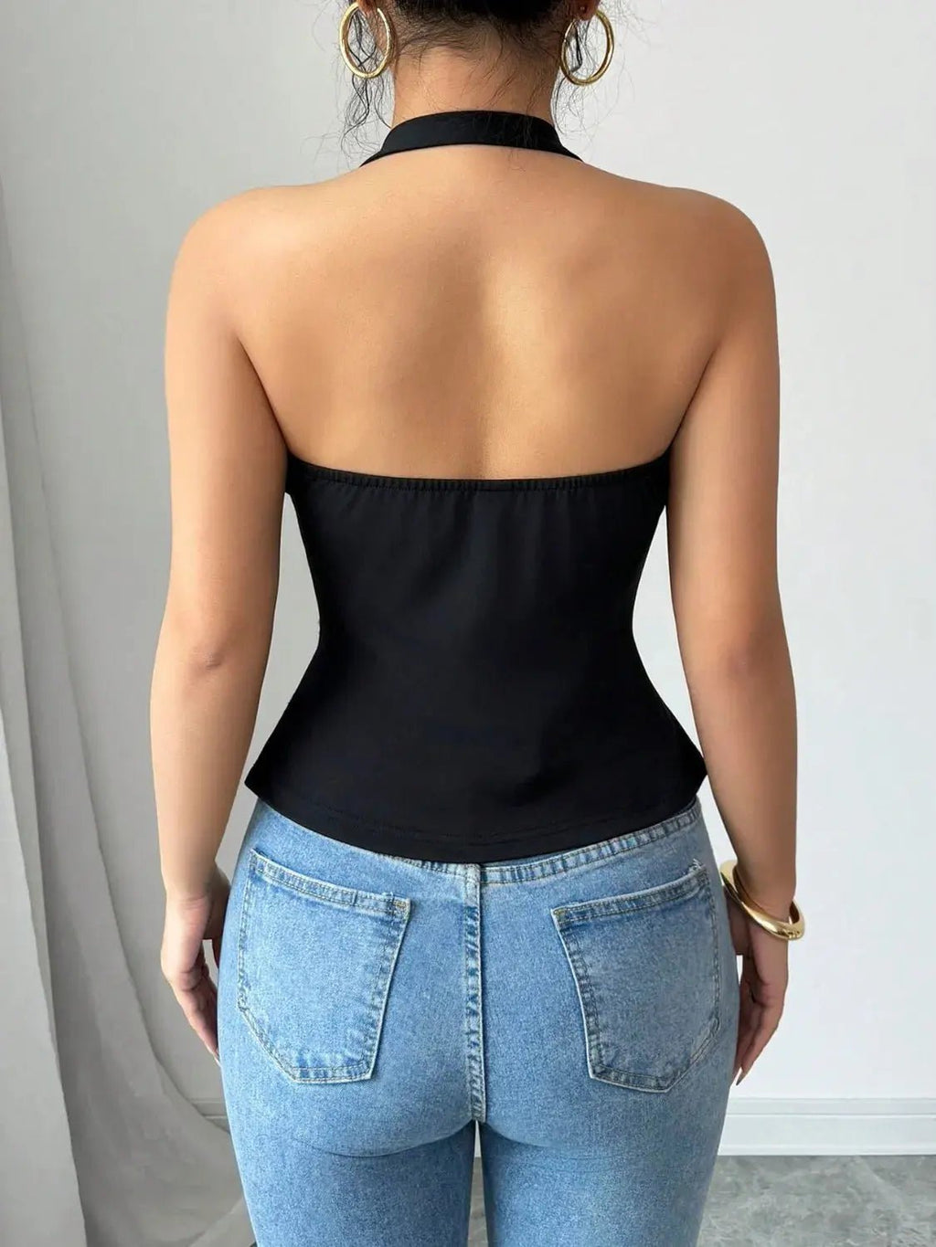 Halter Neck Cami - GlossiChic CollectionShirts & Tops
