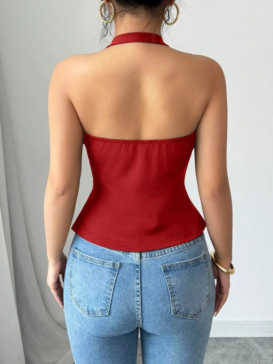 Halter Neck Cami - GlossiChic CollectionShirts & Tops