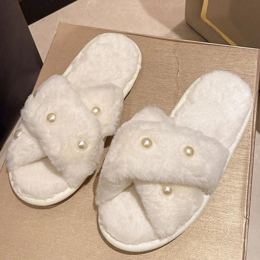 Open Toe Flats Slippers - GlossiChic CollectionShoes