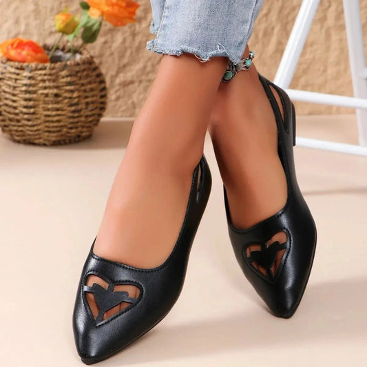 Point Toe Flats Slip - Ons - GlossiChic CollectionShoes