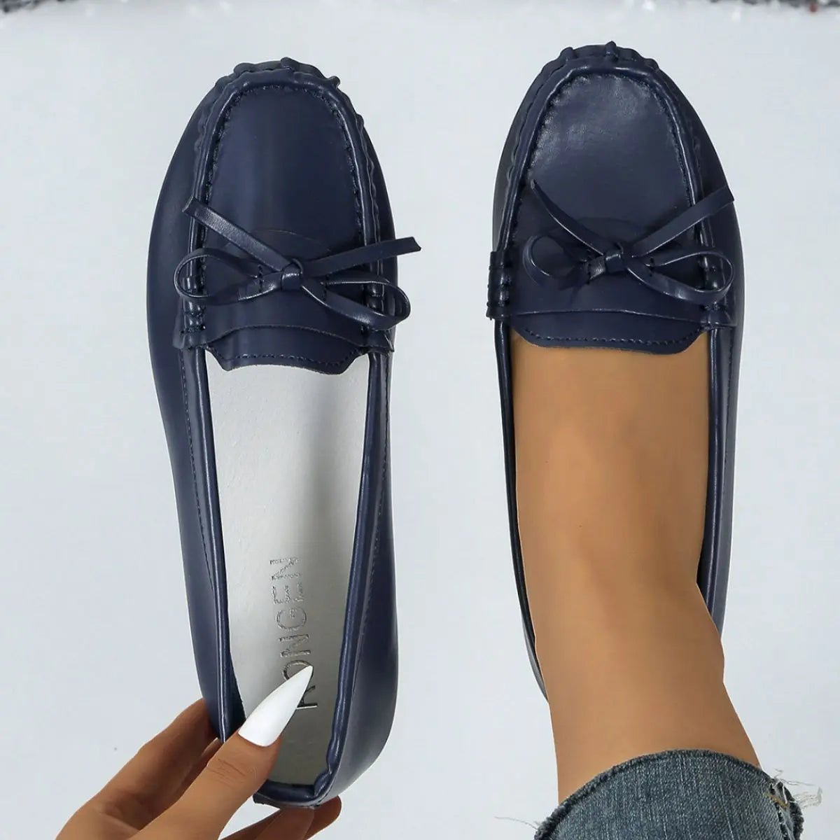Round Toe Flats Slip - Ons - GlossiChic CollectionShoes