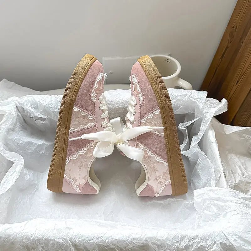 Round Toe Flats Sneakers - GlossiChic CollectionShoes
