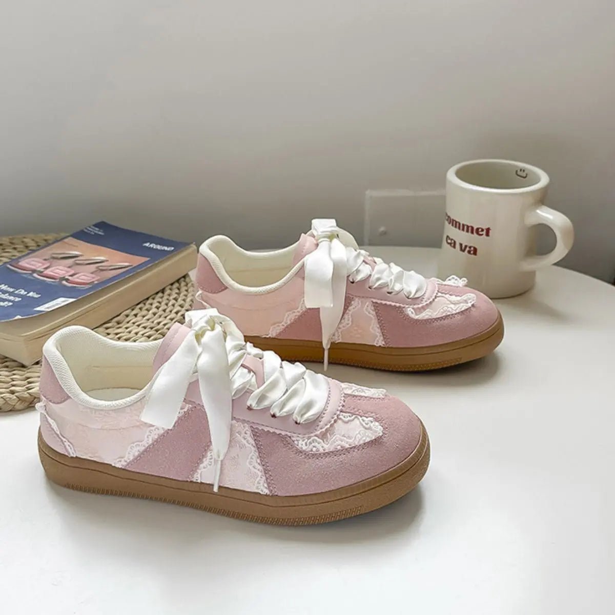Round Toe Flats Sneakers - GlossiChic CollectionShoes