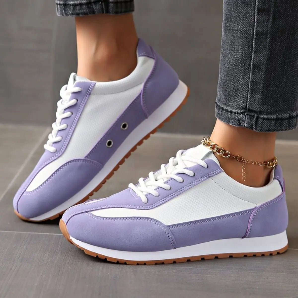 Round Toe Flats Sneakers - GlossiChic CollectionShoes