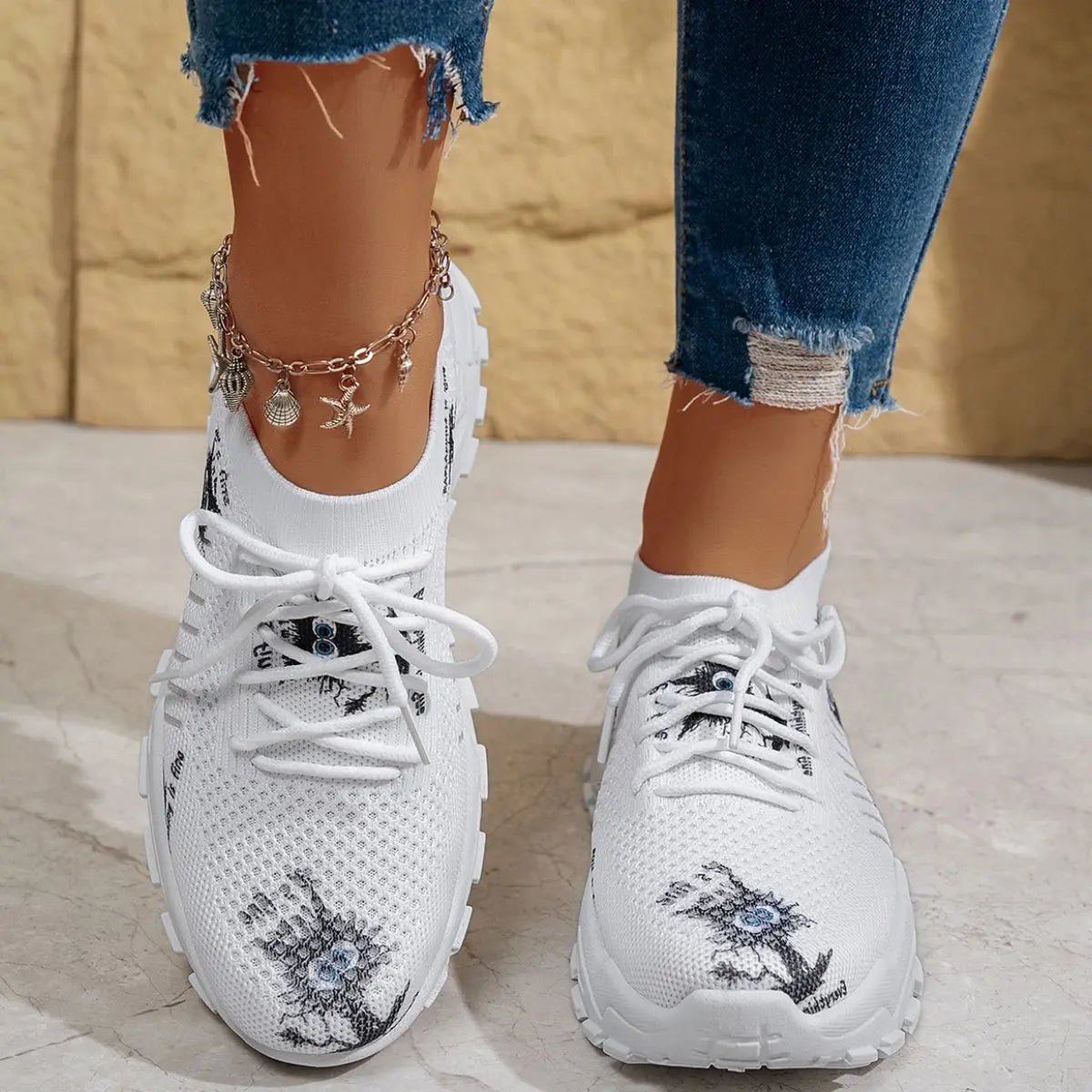 Round Toe Platform Athletic - GlossiChic CollectionShoes