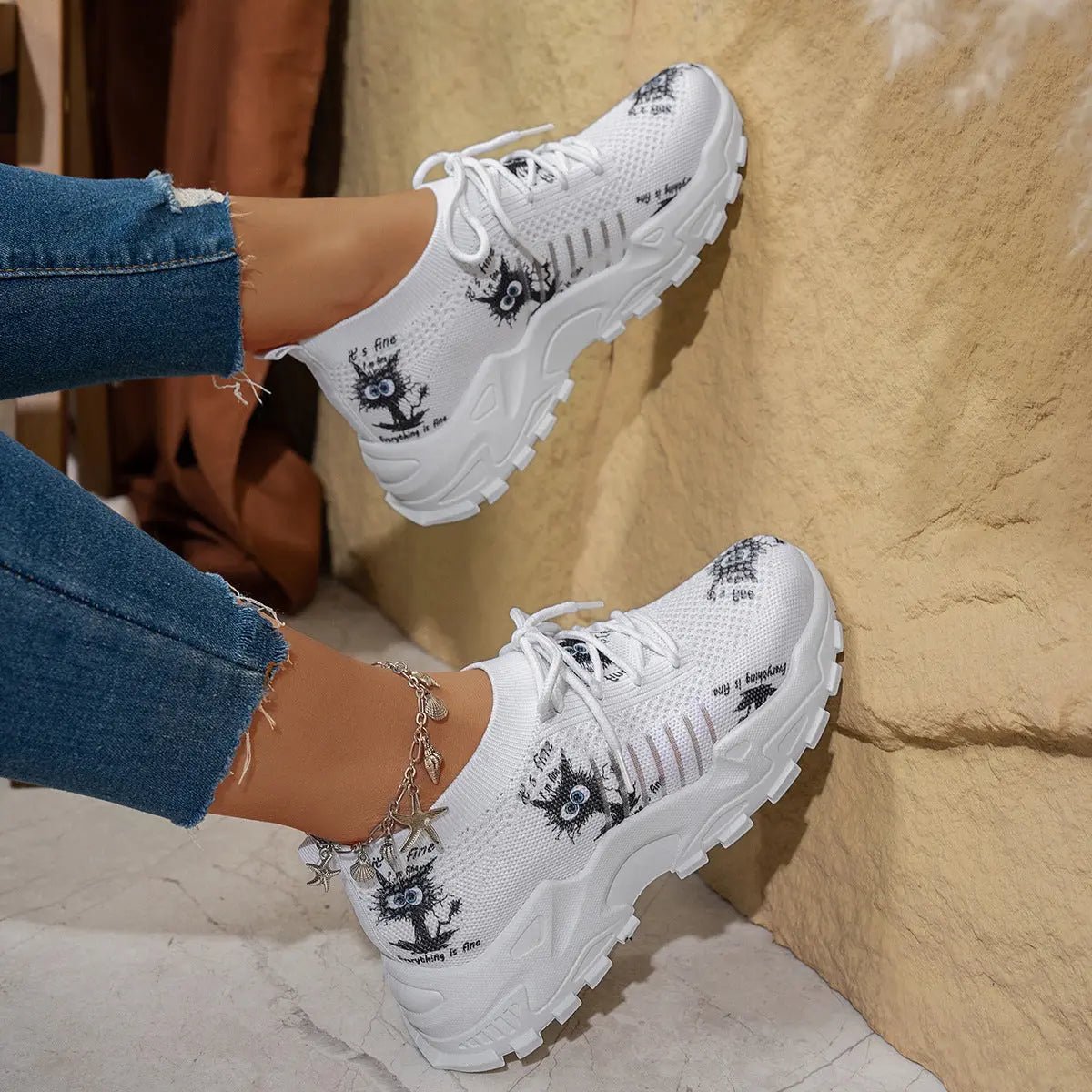 Round Toe Platform Athletic - GlossiChic CollectionShoes