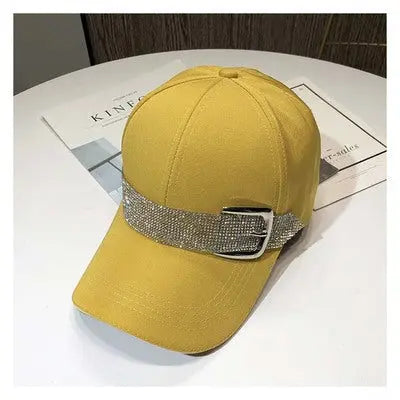 Rhinestone Belt Hat GlossiChic Collection