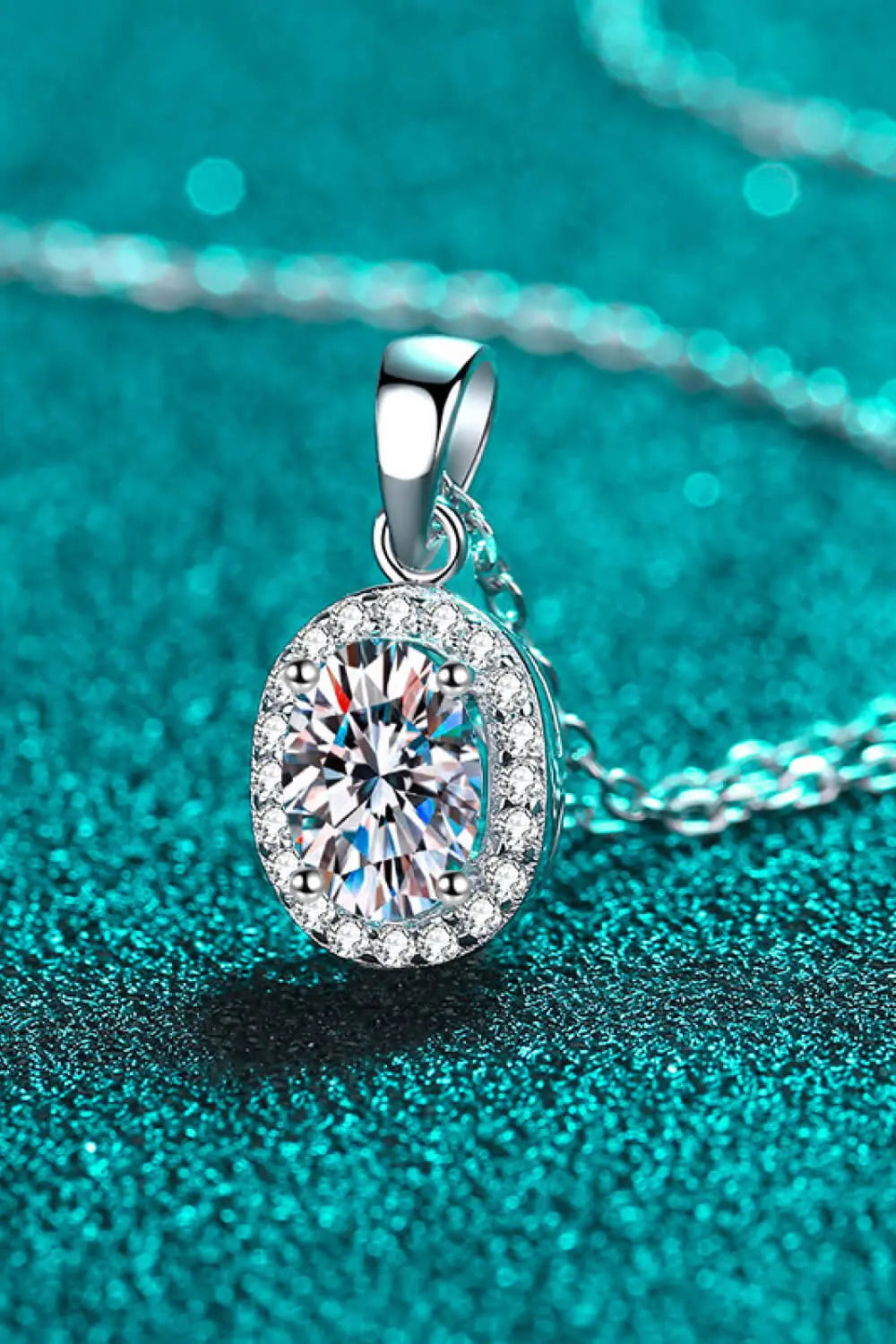 Be The One 1 Carat Moissanite Pendant Necklace - GlossiChic Collection