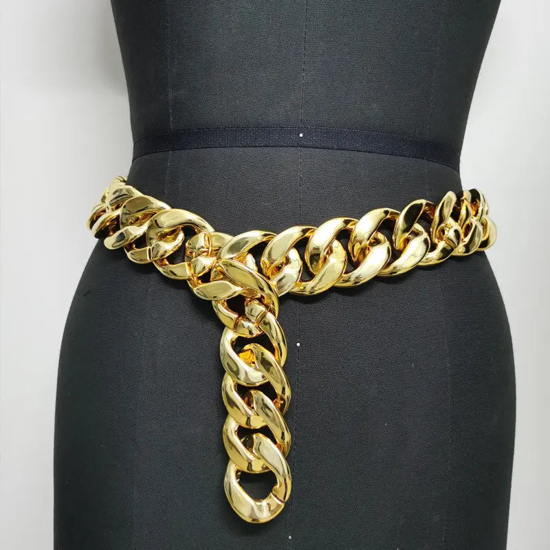 Simple And Versatile Chain Belt GlossiChic Collection